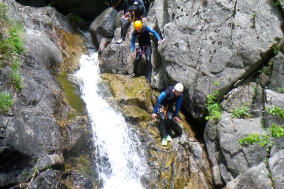 Canyoning - Canyoning dans l'Herault - Cascades d'Orgon