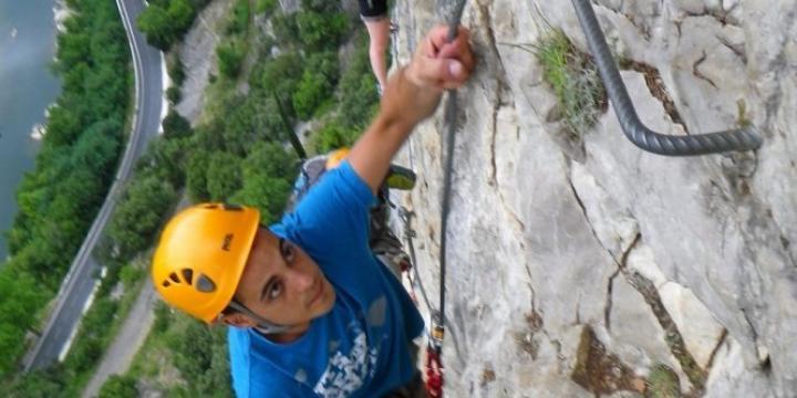 article de midi libre sur la via ferrata