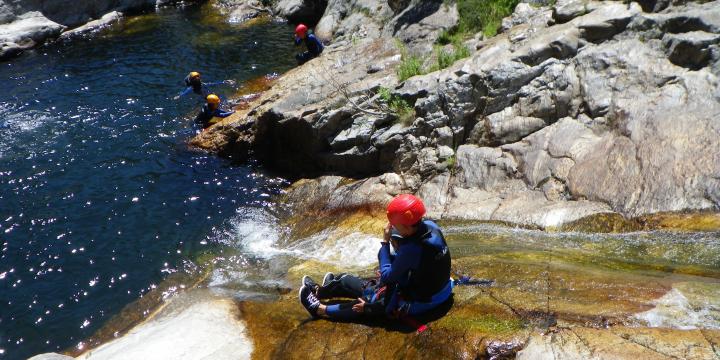 Canyon du rec grand dans l'arrière pays Héraultais le mardi 19 juillet 2016