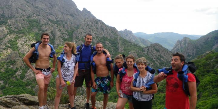 Canyon du Vialais le samedi 25 Juin 2016, avec les collègues enseignants du collège de Tarascon.