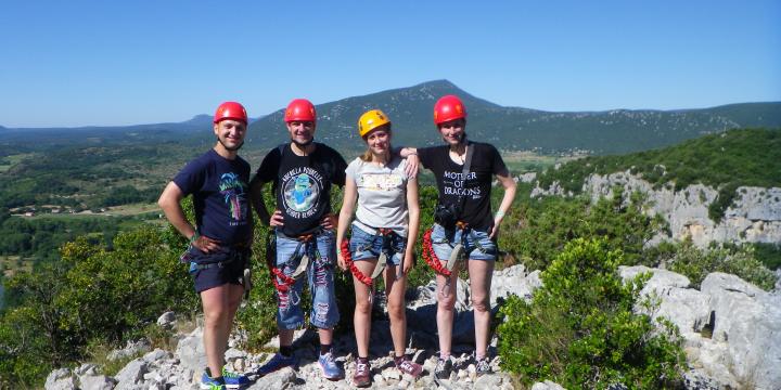 la belgique à l'honneur sur la via ferrata du thaurac lundi 4 juillet 2016