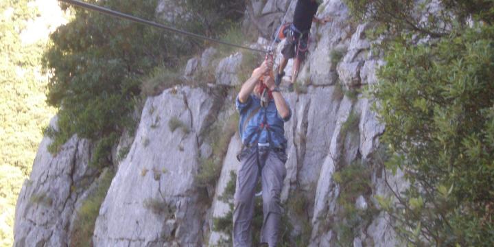 via ferrata du thaurac le lundi 20 juin 2016