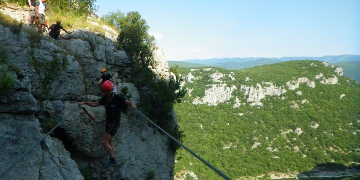 via ferrata du thaurac avec sncf réseau le mercredi 29 juin 2016