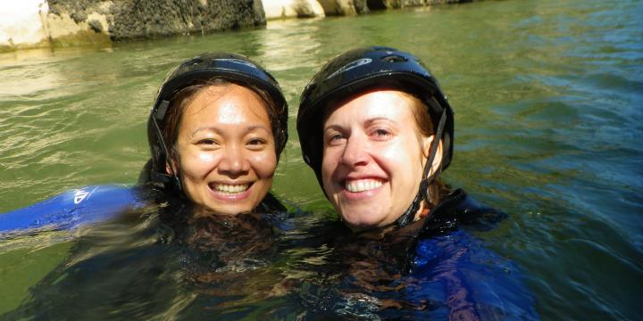 canyoning dans les gorges de l herault a saint guilhem le desert 