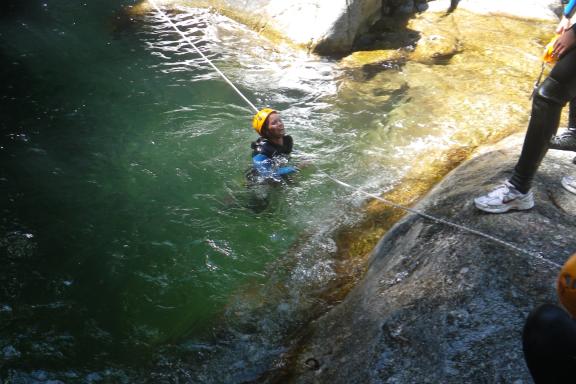 Canyoning - Canyon du Tapoul dans les Cévennes